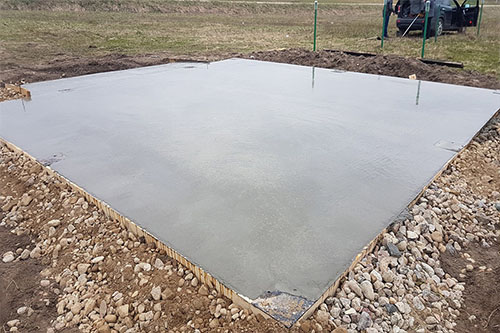 Промышленный бетонный пол